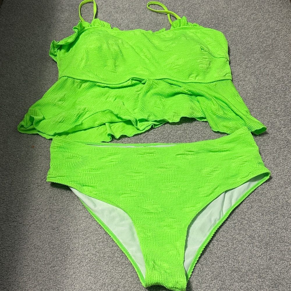 SHEIN Neon Green Bikini Set